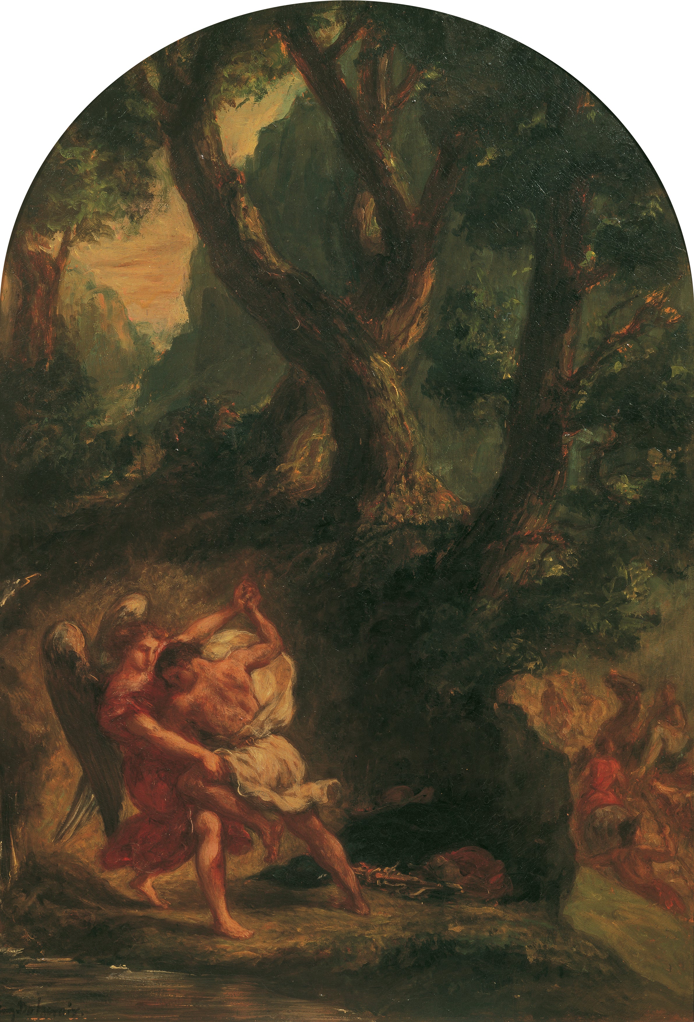 Reproduction du tableau « Q28008340 - Eugène Delacroix » par Alpha Reproduction en peinture à l’huile
