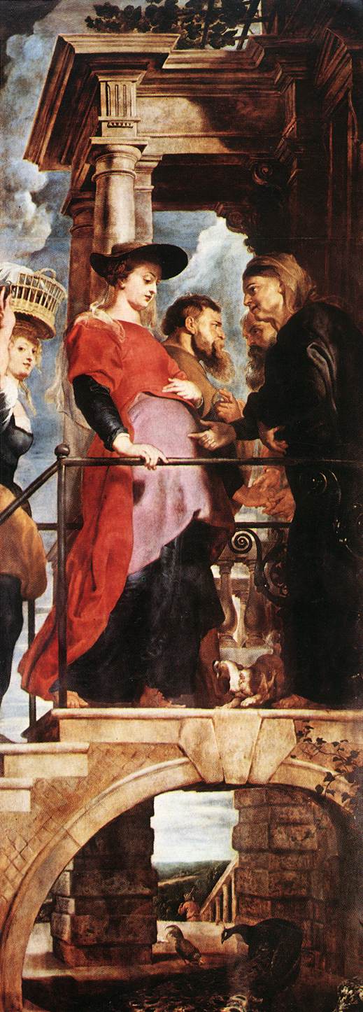 La Visitation (panneau gauche du triptyque) - Peter Paul Rubens