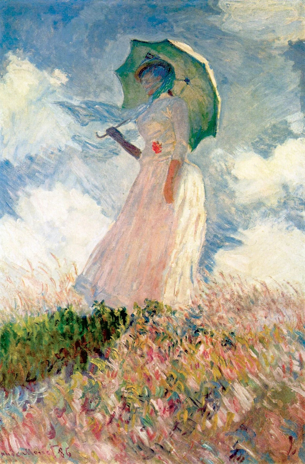 La Femme à l'ombrelle, Claude Monet, 1886, Musée d'Orsay