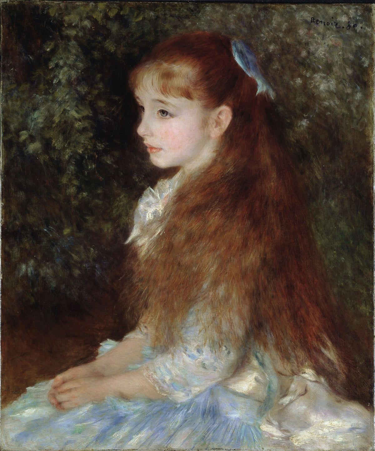 La Petite Irène, portrait d’Irène Cahen d’Anvers peint par Renoir en 1880