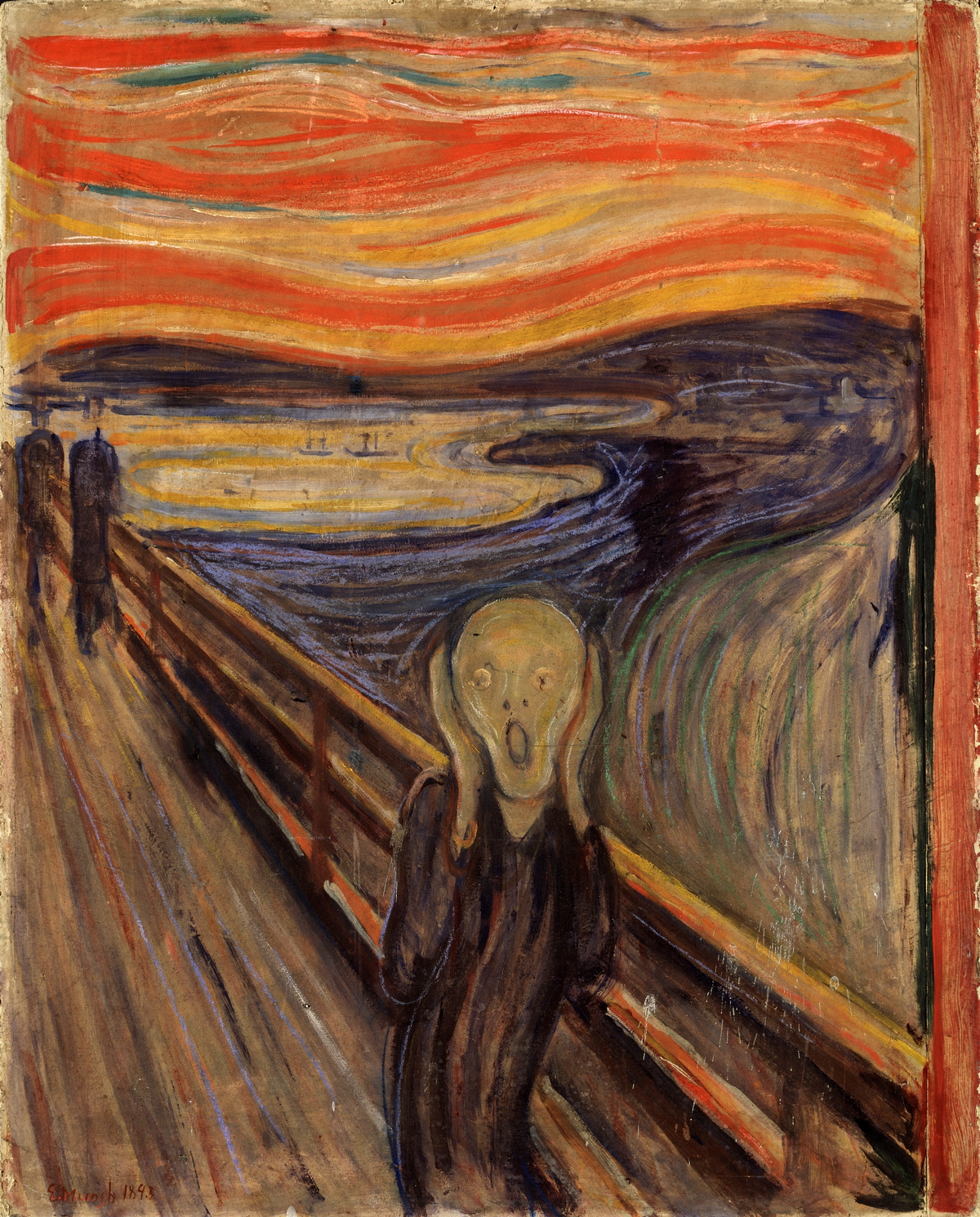Le Cri d’Edvard Munch, version de 1893 au Musée national de Norvège