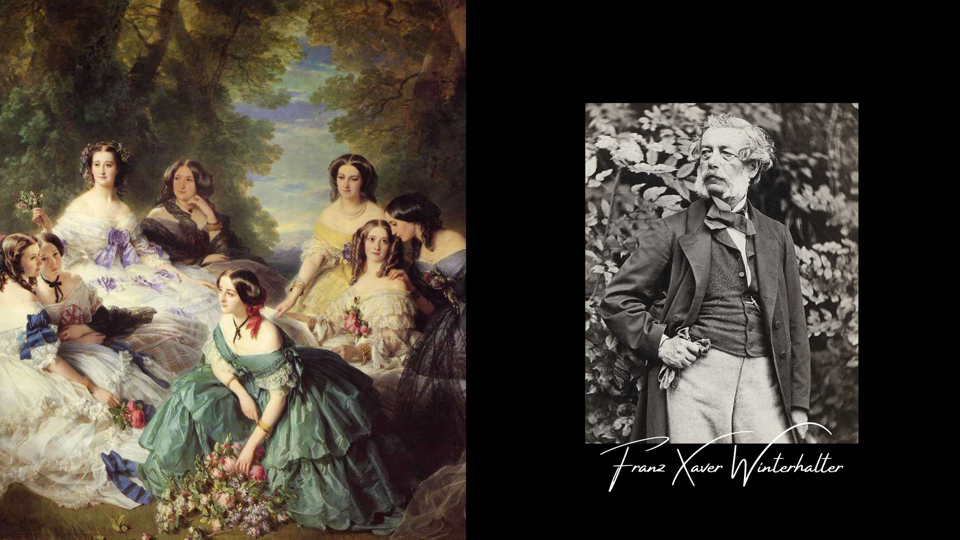 Reproductions de Tableaux de Franz Xaver Winterhalter