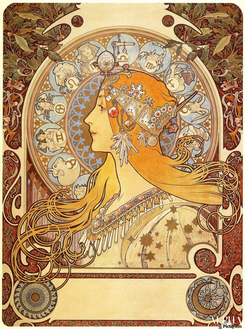 150 Tableaux Célèbres de Alphonse Mucha