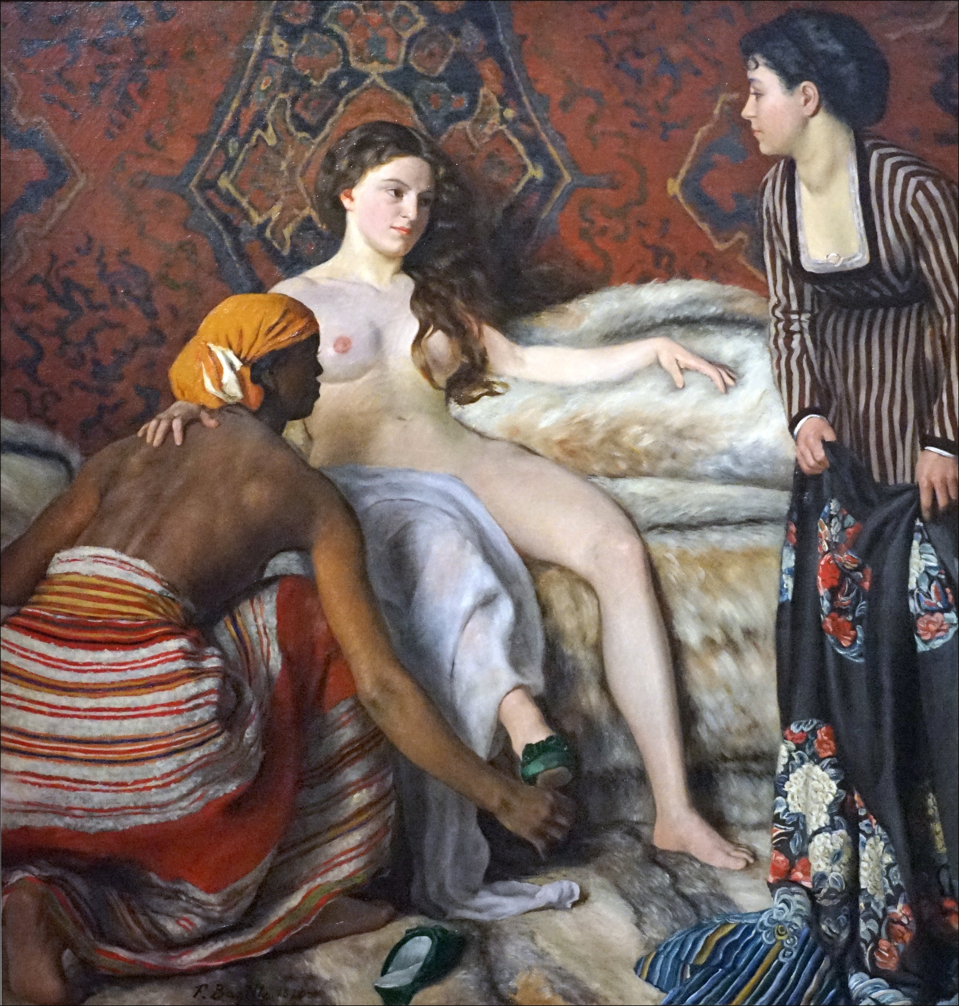 Reproduction du tableau « La Toilette - Frédéric Bazille » par Alpha Reproduction en peinture à l’huile