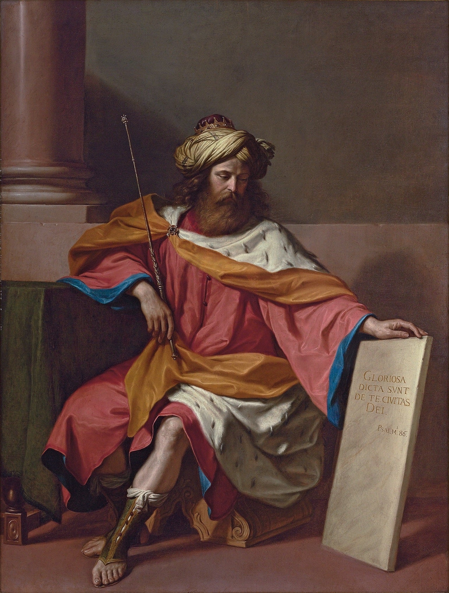 Le roi David - Guercino - Alpha Reproduction