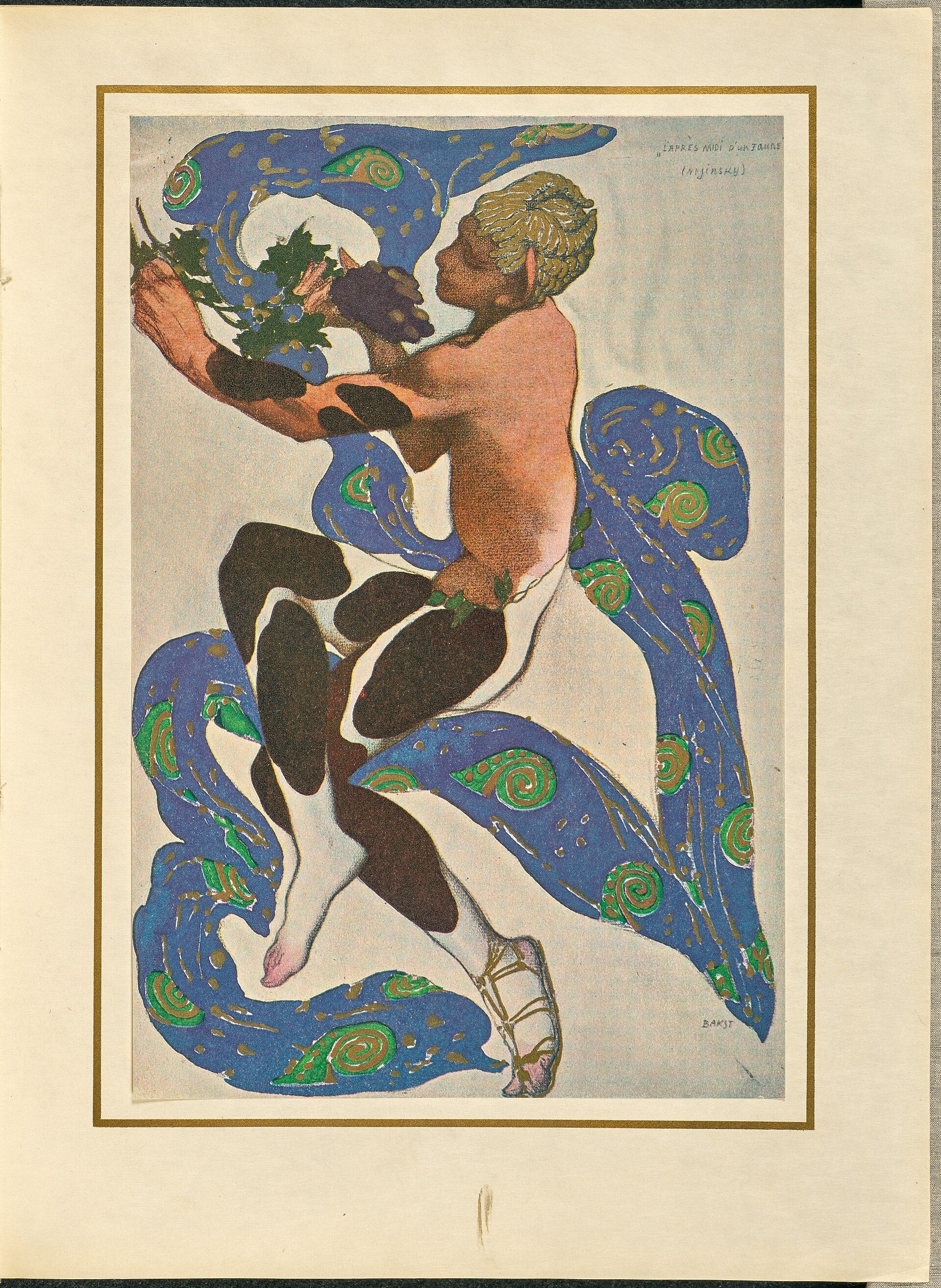 Nijinsky dans L’Après-midi d’un faune - Léon Bakst