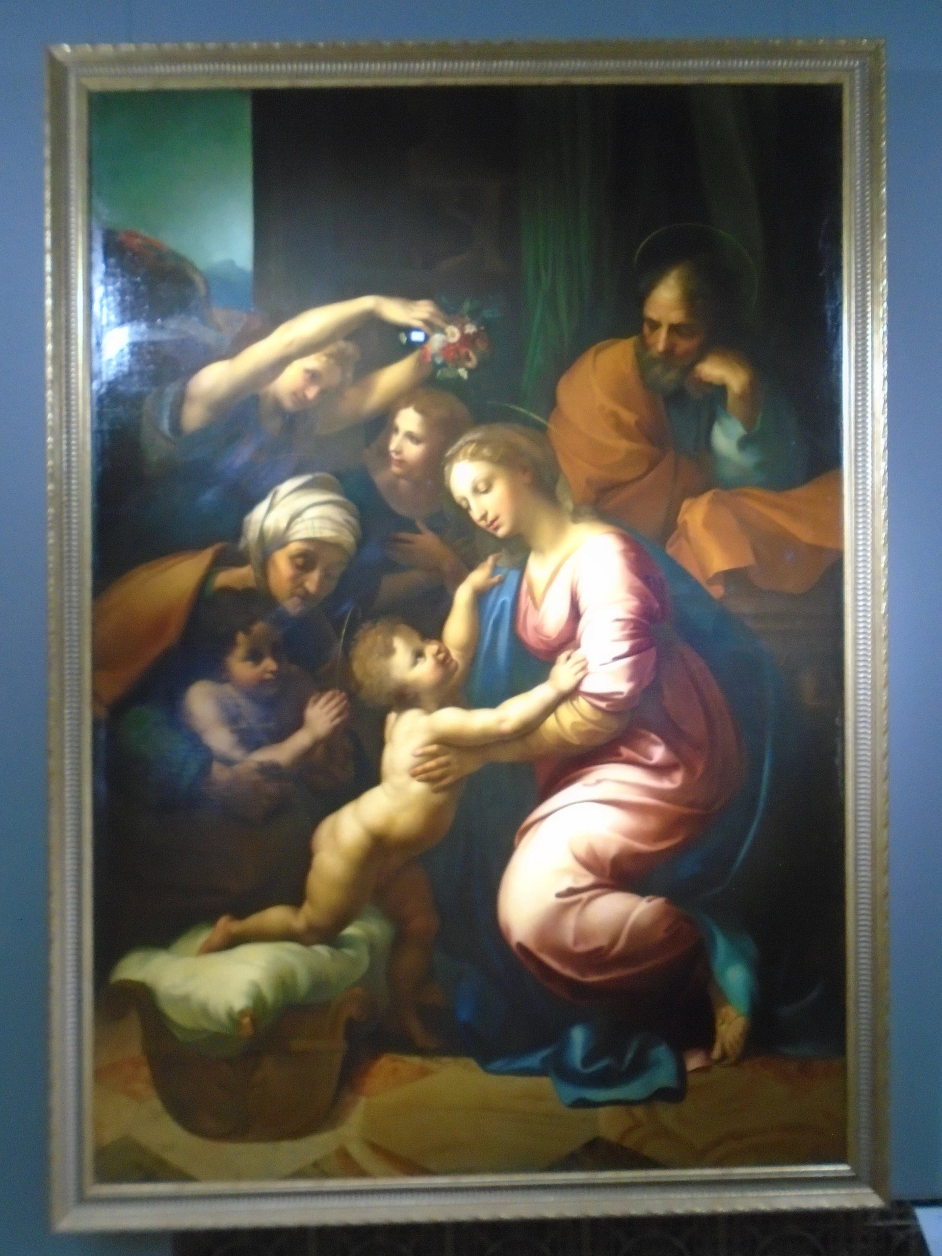La Sainte Famille de François Ier - Raphaël Sanzio - Réproduction huile sur toile