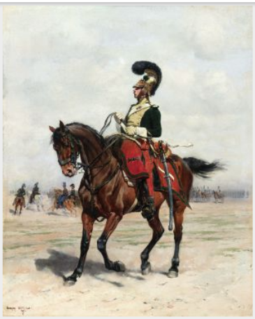 Un officier de cavalerie - Édouard Detaille - Alpha Reproduction