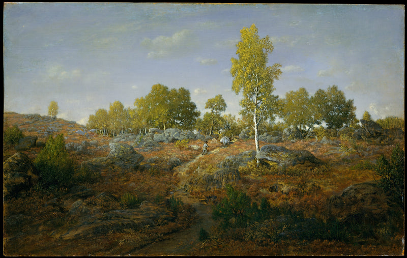 Un chemin parmi les rochers - Théodore Rousseau
