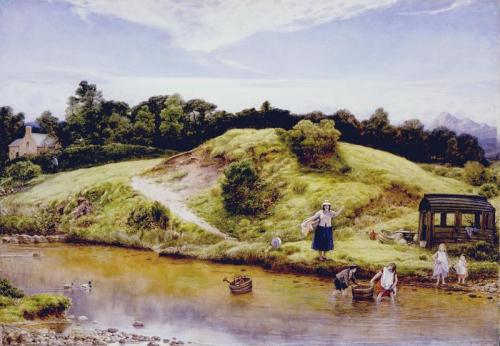 Paysage de l’île d’Arran, William Dyce, 1858, peinture à l’huile