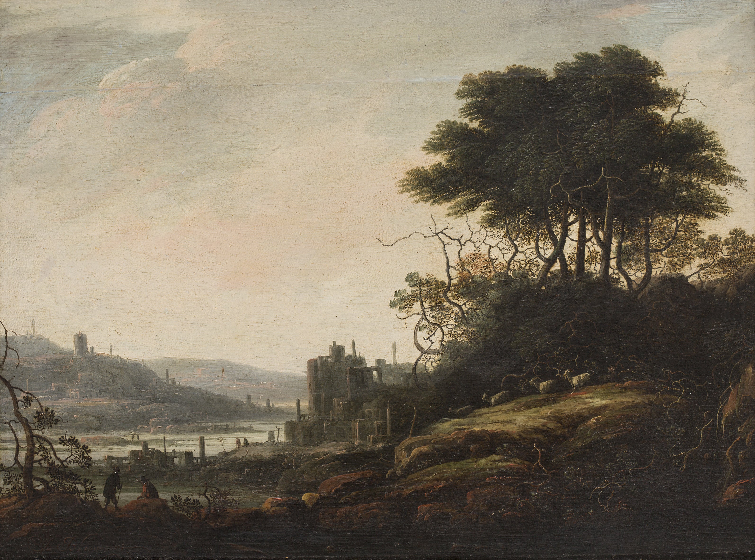 Paysage - Abraham Bloemaert image 1 reproduction de peinture à l’huile