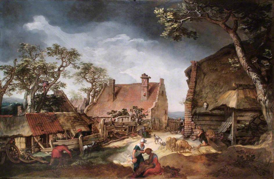 Le fils prodigue - Abraham Bloemaert image 1 reproduction artisanale de tableau