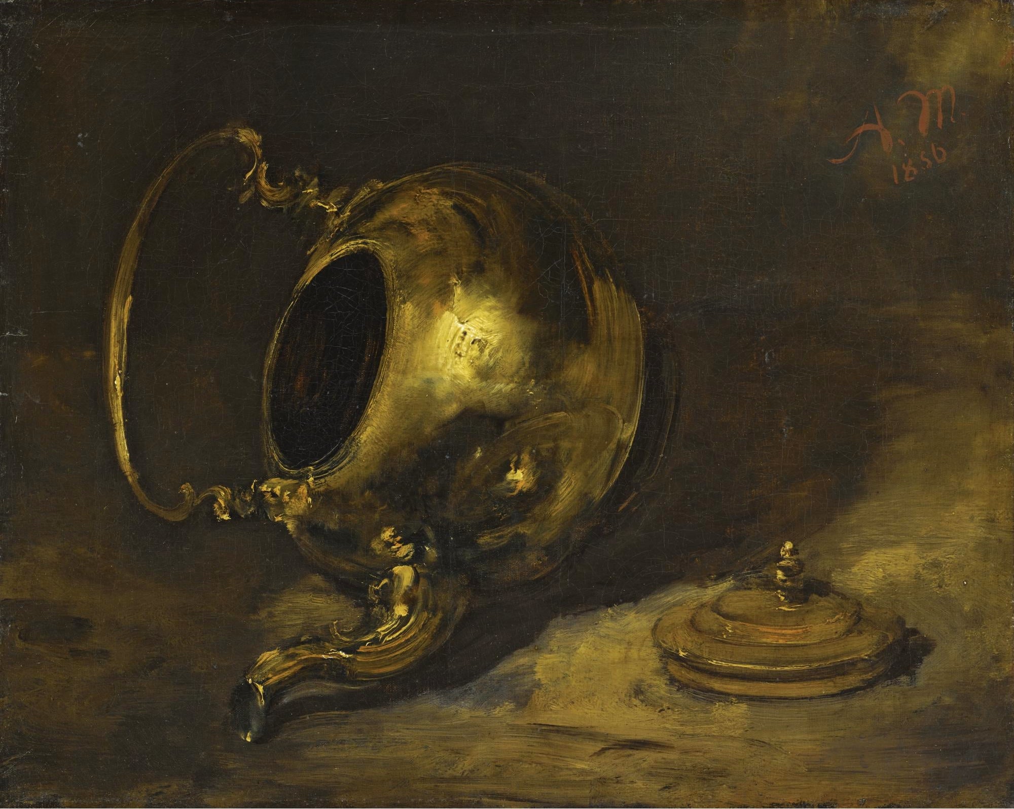 Théière renversée - Adolph von Menzel