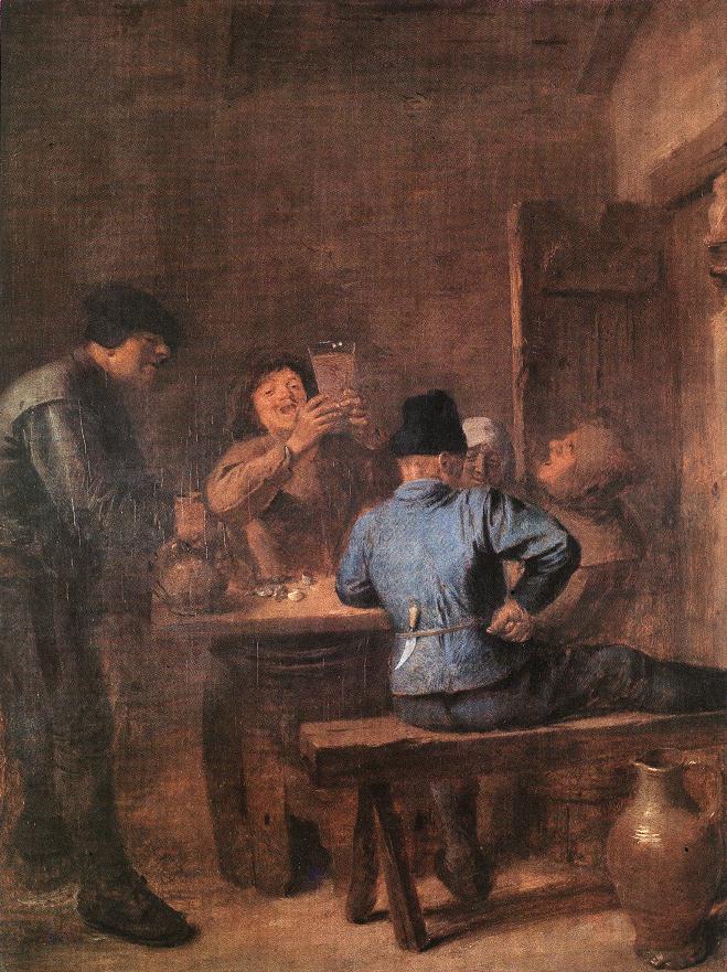 À la taverne - Adriaen Brouwer