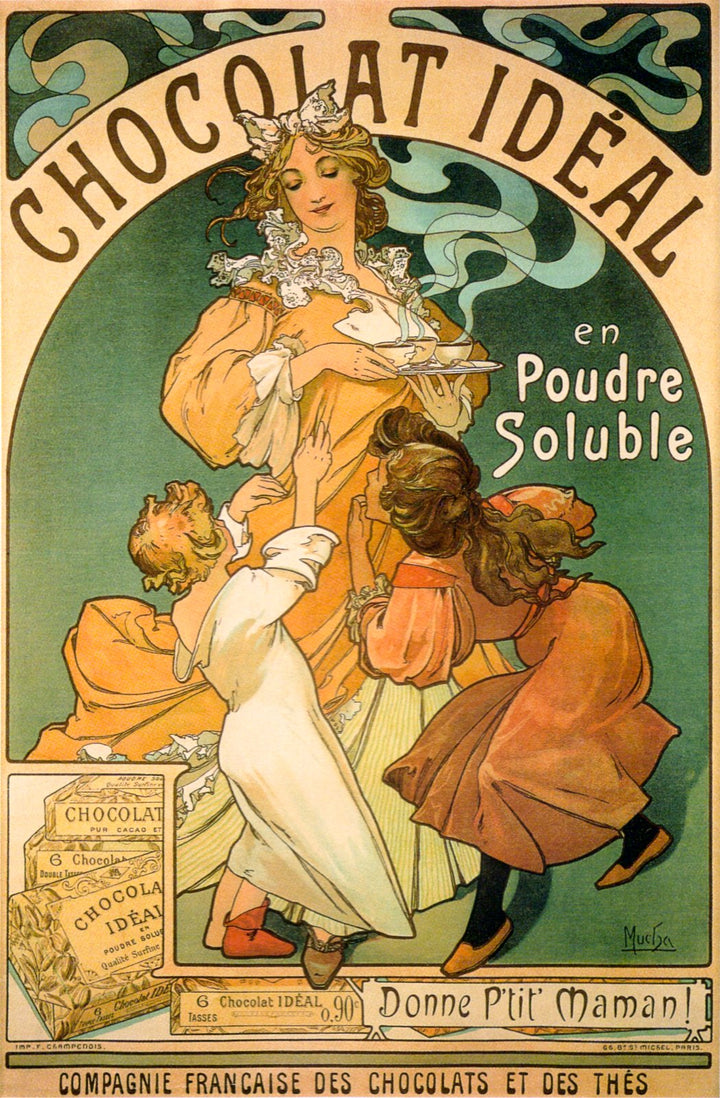 आदर्श चॉकलेट - Alphonse Mucha