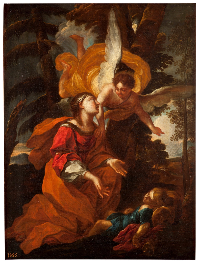 Agar et Ismaël - Carlo Maratta