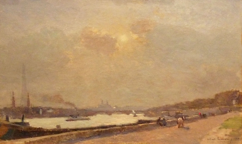 Bords de la Seine, Cours la Reine - Albert Lebourg