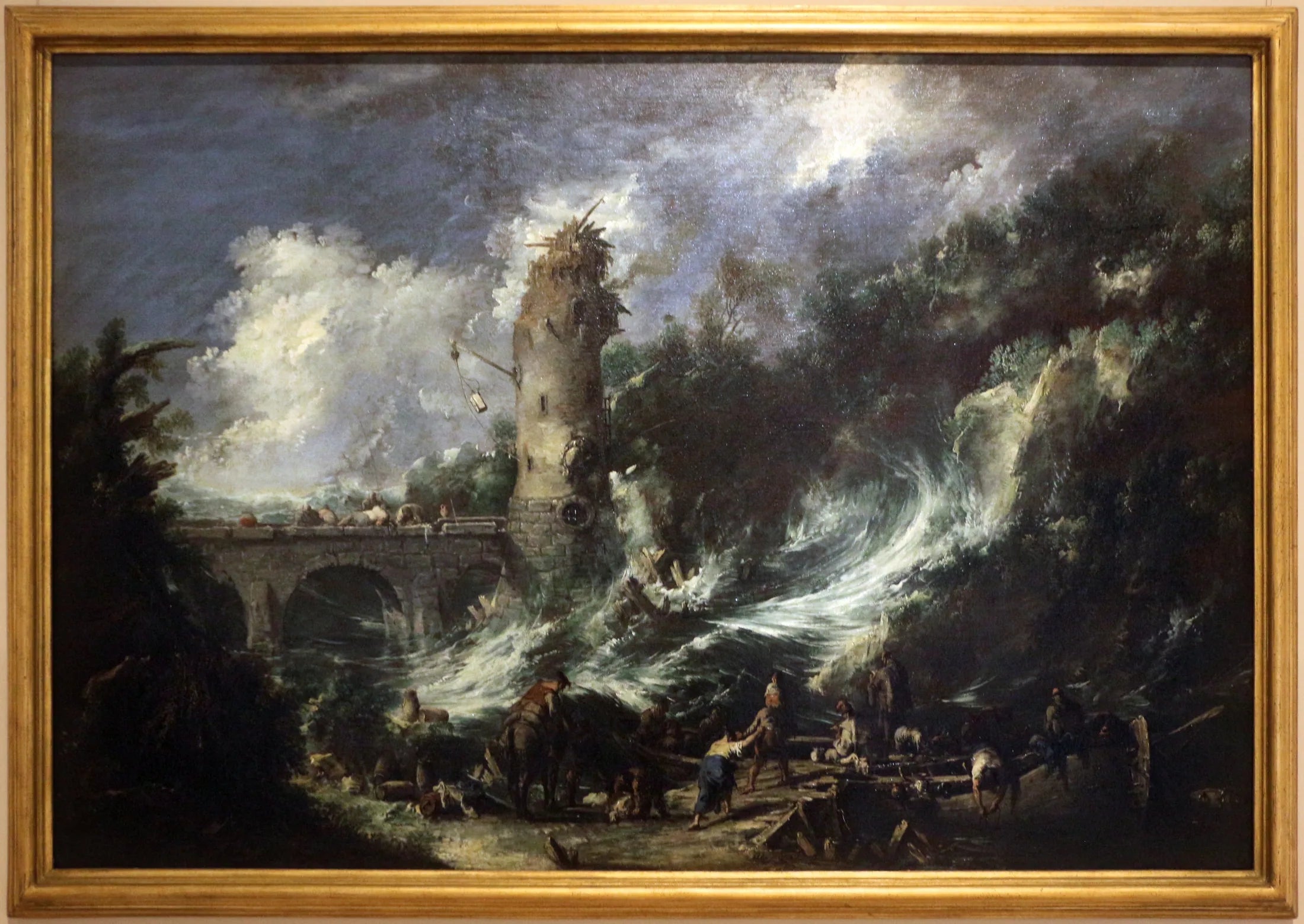 Tempête en mer - Alessandro Magnasco image 1 reproduction réalisée par Alpha Reproduction