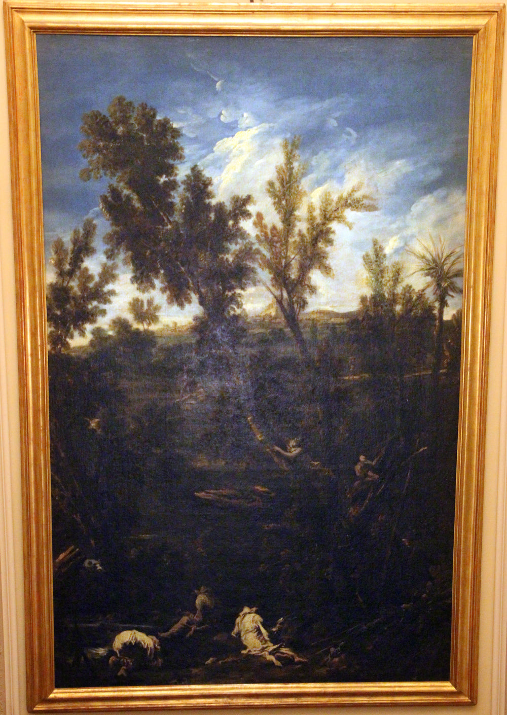 paysage avec des anachorètes - Alessandro Magnasco image 1 tableau peint à l’huile sur toile