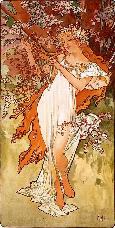 Printemps - Alphonse Mucha - Alpha Reproduction