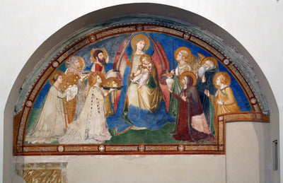 Maestà de Sant’Agostino - Ambrogio Lorenzetti - Alpha Reproduction