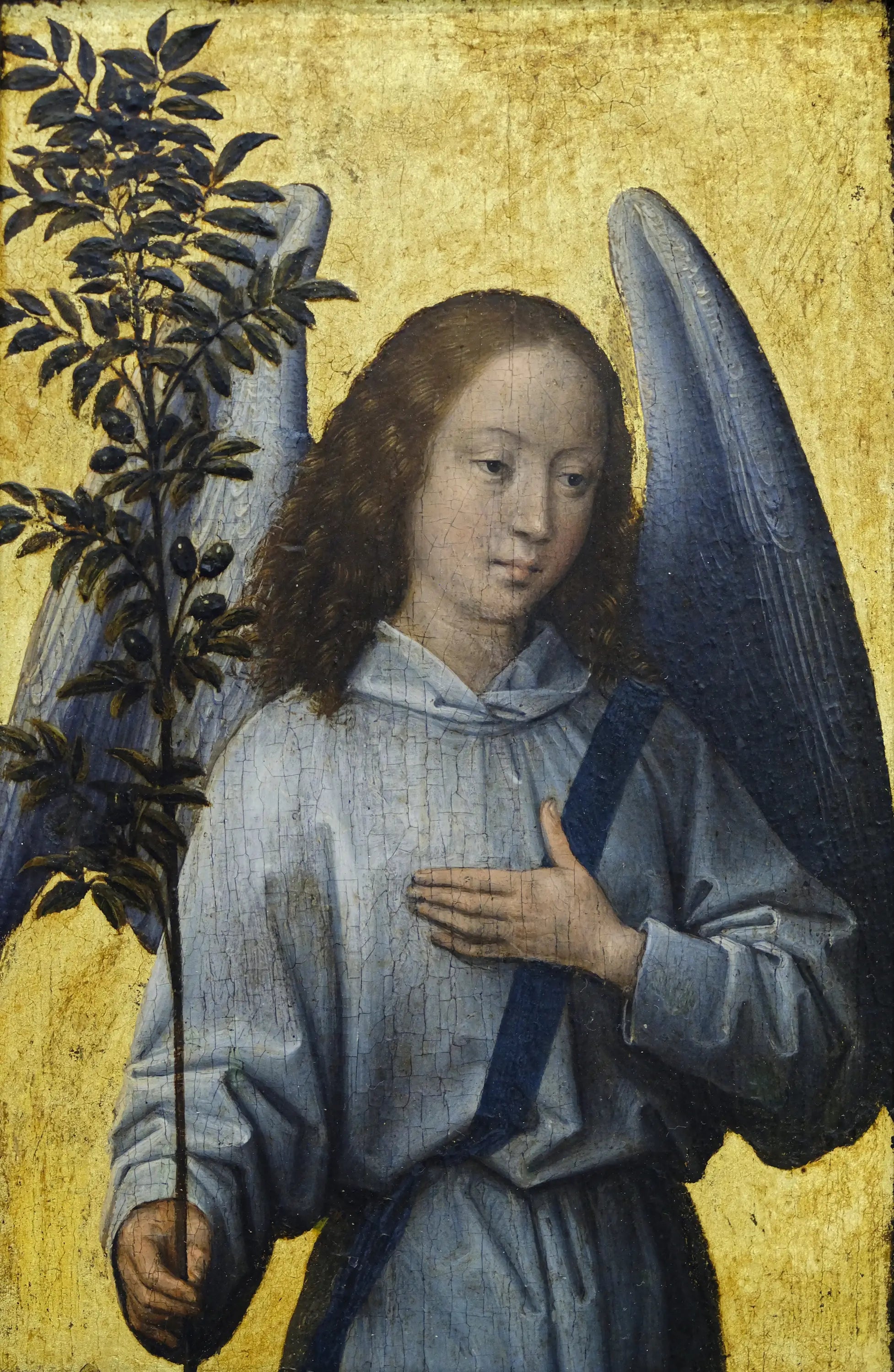 Ange locataire un rameau d’olivier - Hans Memling - Alpha Reproduction