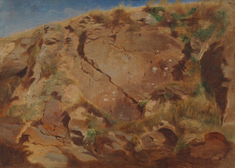 एक चट्टान की दीवार - अर्नोल्ड बोक्लिन