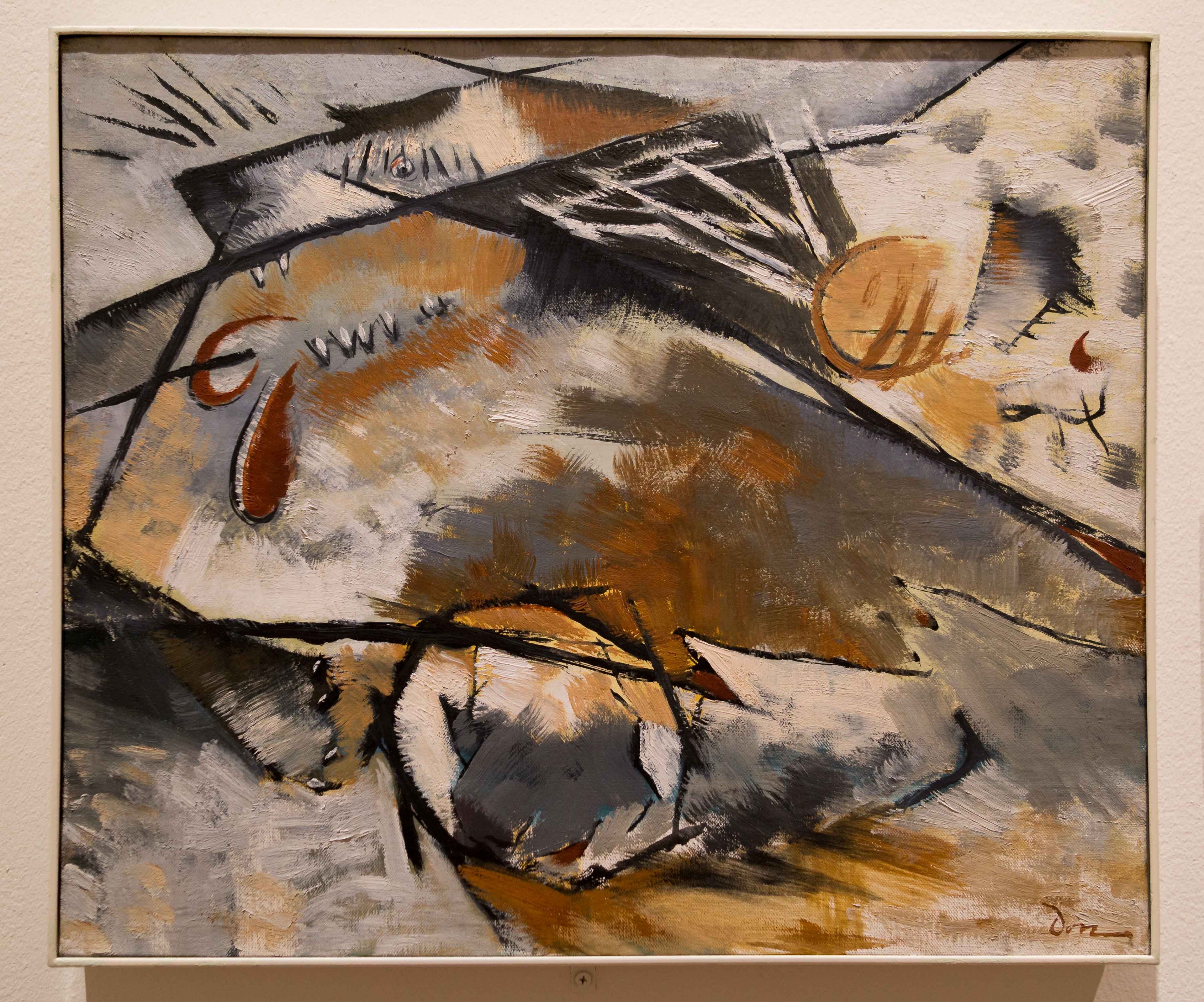 Des chiens qui se poursuivent - Arthur Dove