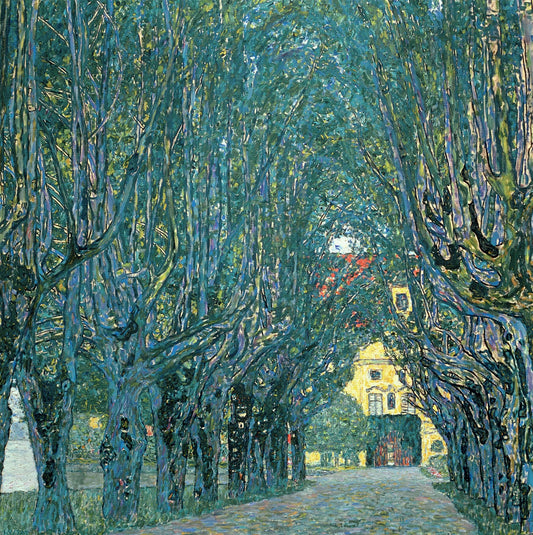 🌳✨ Schloss Kammer पार्क में एवेन्यू – गुस्ताव क्लिम्ट (1912)