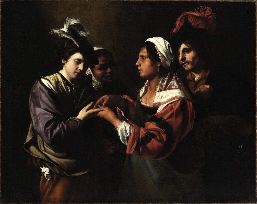 La diseuse de bonne aventure - Bartolomeo Manfredi