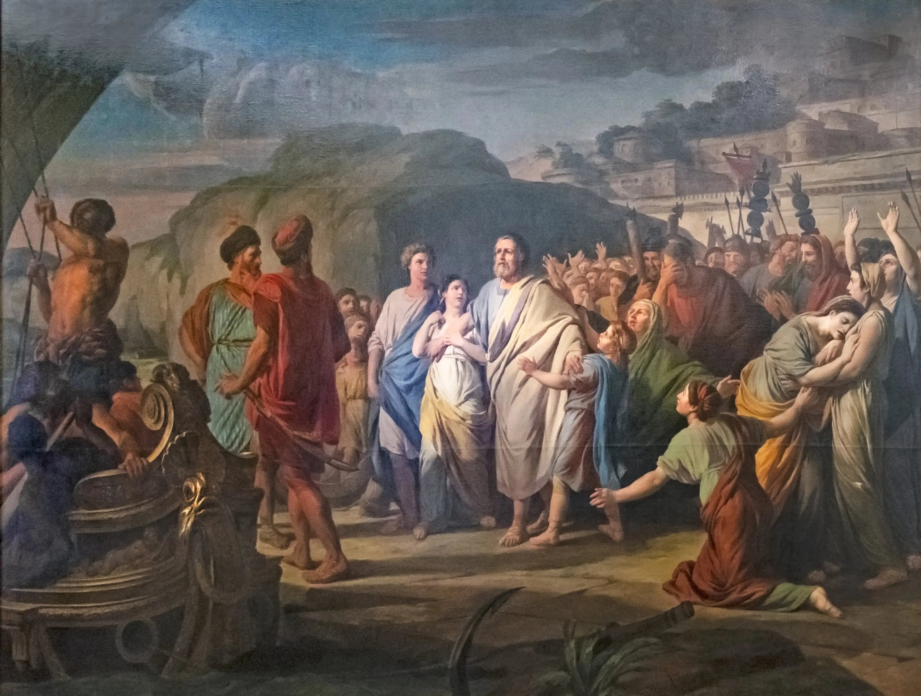 Régulus sort de Rome pour se rendre à Carthage - Nicolas-Bernard Lépicié - Alpha Reproduction