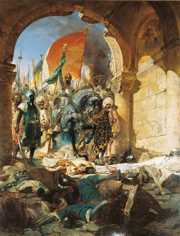 Entrée du sultan Mehmet II à Constantinople le 29 mai 1453 - Jean-Joseph Benjamin-Constant
