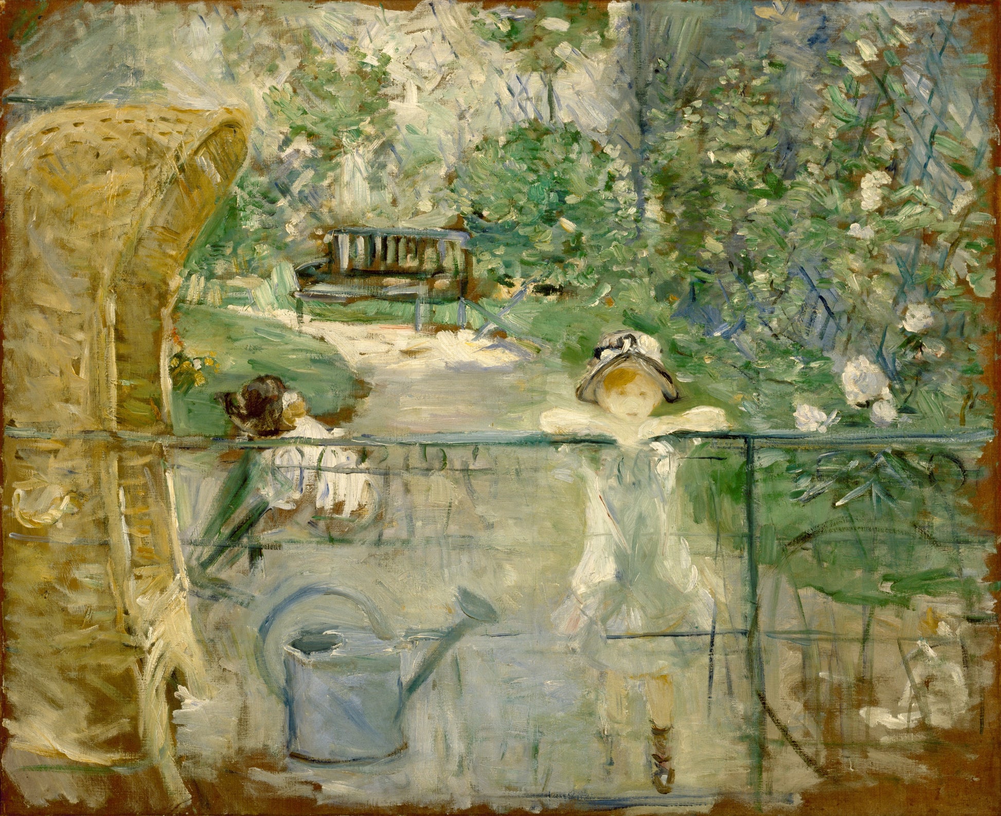 Reproduction du tableau « La chaise panier - Berthe Morisot » par Alpha Reproduction en peinture à l’huile