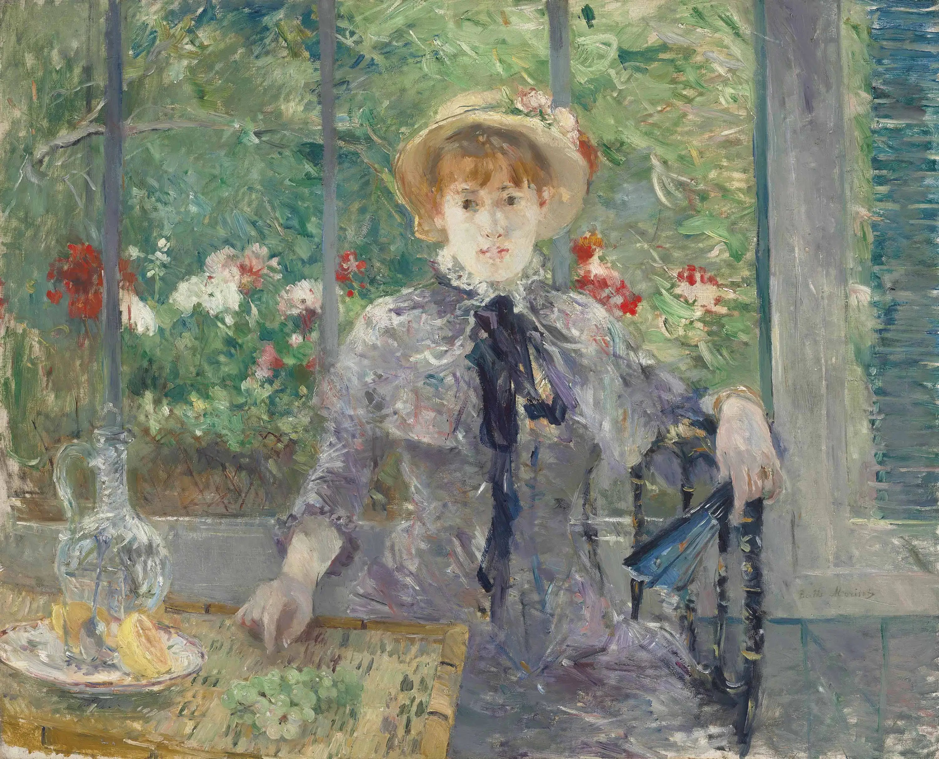 Reproduction du tableau « À la campagne - Berthe Morisot » par Alpha Reproduction en peinture à l’huile