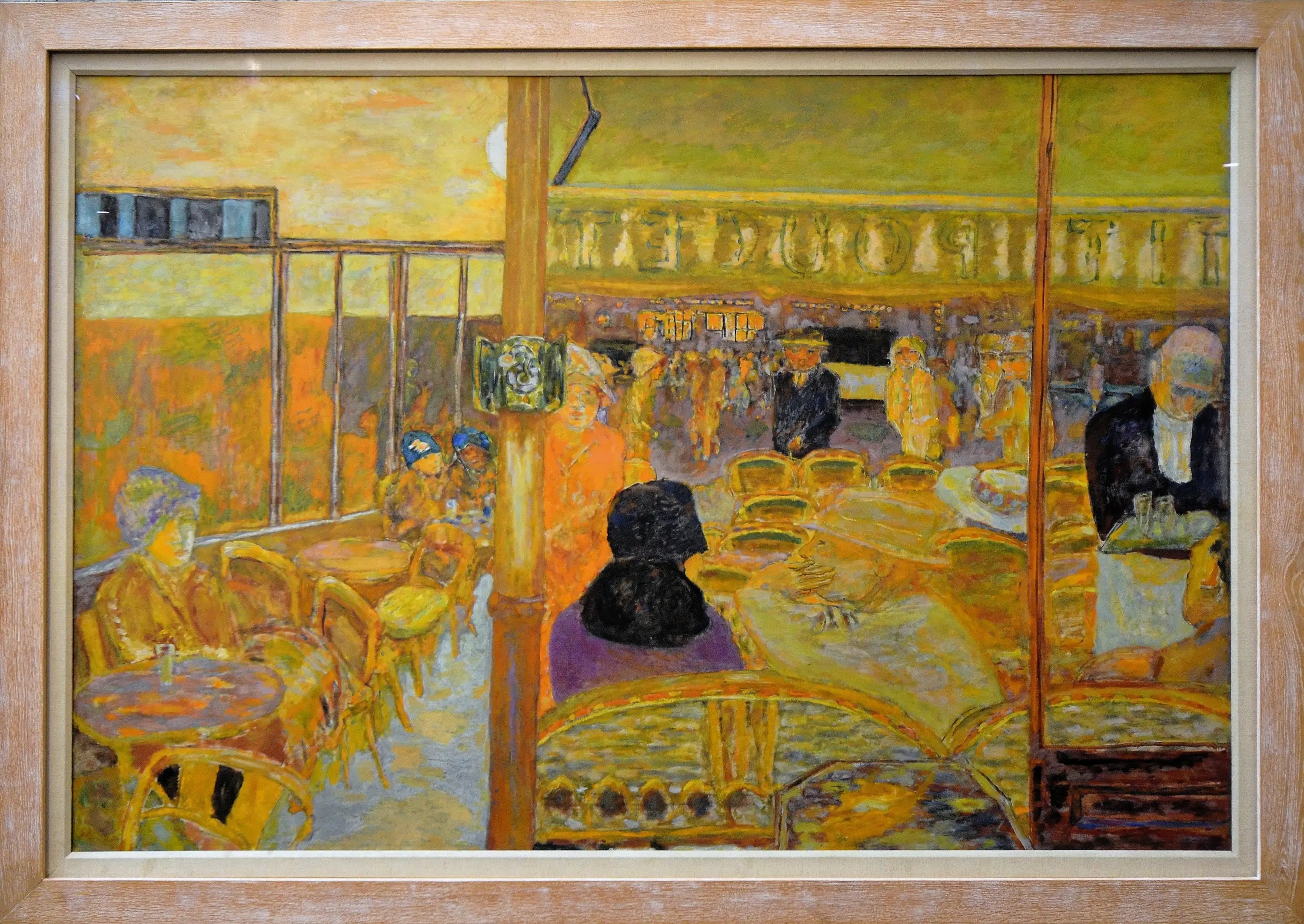 Reproduction du tableau « Le Café Au Petit Poucet - Pierre Bonnard » par Alpha Reproduction en peinture à l’huile