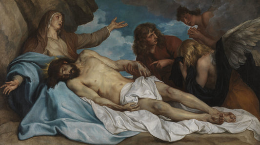 ✝️ क्राइस्ट की शोक प्रकट करना – एंथनी वैन डाइक (लगभग 1635)