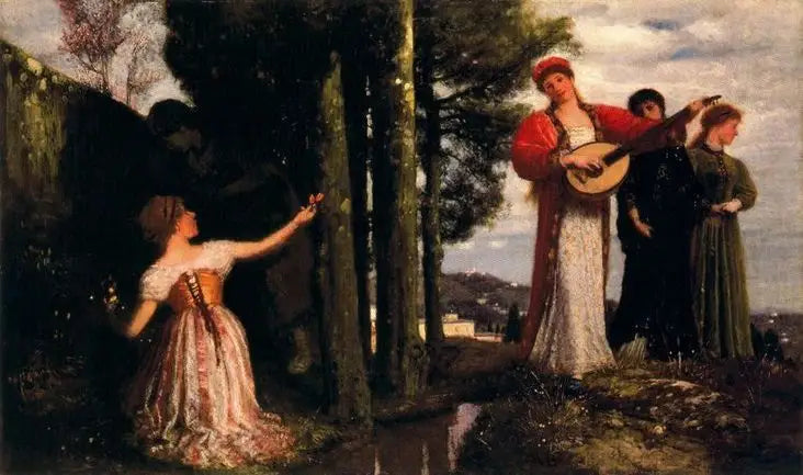 Vois! Tout droit aux plaines - Arnold Böcklin - Alpha Reproduction
