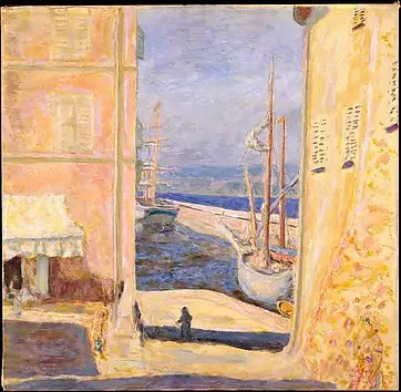 Reproduction du tableau « Vue du vieux port, Saint-Tropez - Pierre Bonnard » par Alpha Reproduction en peinture à l’huile