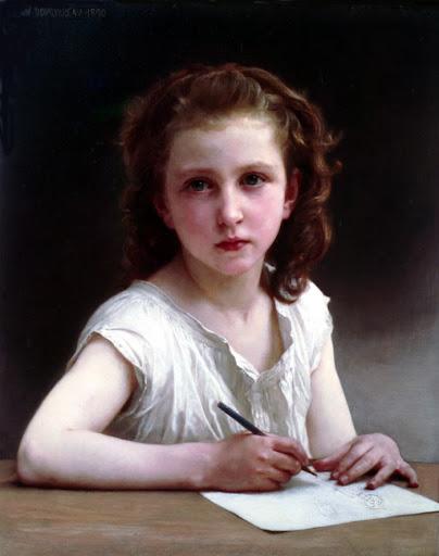 Une vocation - William Bouguereau - Reproductions de tableaux et peintures haut de gamme