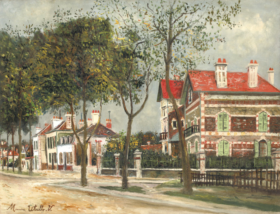 Boulevard Carnot à Noyon (1914) - Maurice Utrillo