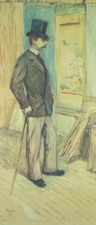 Reproduction du tableau « Portrait de M. Paul Sescau (Portrait de M. Paul Sescau) - Henri de Toulouse-Lautrec » par Alpha Reproduction en peinture à l’huile