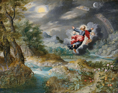 Dieu créant le Soleil, la Lune et les étoiles - Jan Brueghel le Jeune