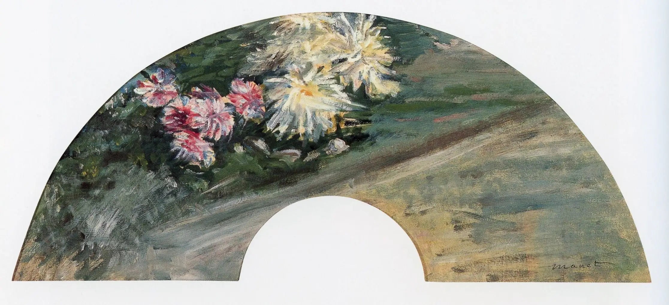 Reproduction du tableau « Chrysanthèmes - Édouard Manet » par Alpha Reproduction en peinture à l’huile