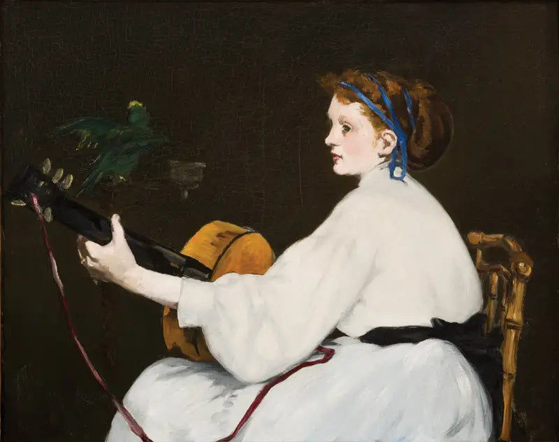 Reproduction du tableau « Le guitariste - Édouard Manet » par Alpha Reproduction en peinture à l’huile