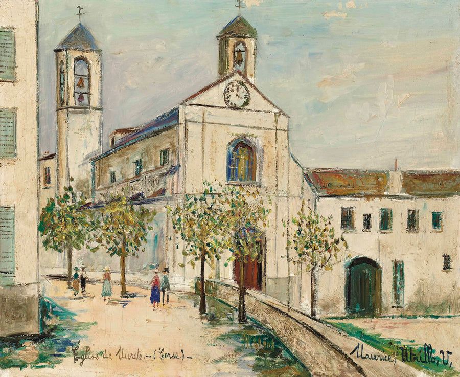 Église de Murato, Corse (1942) - Maurice Utrillo