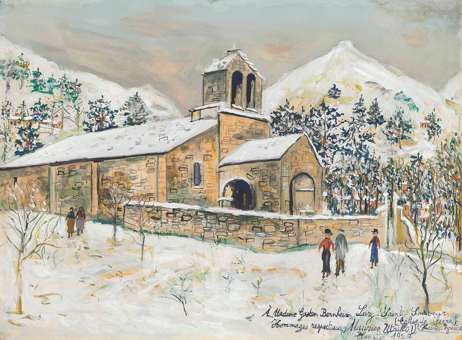 Église de Serre, Luz-Saint-Sauveur (1927) - Maurice Utrillo