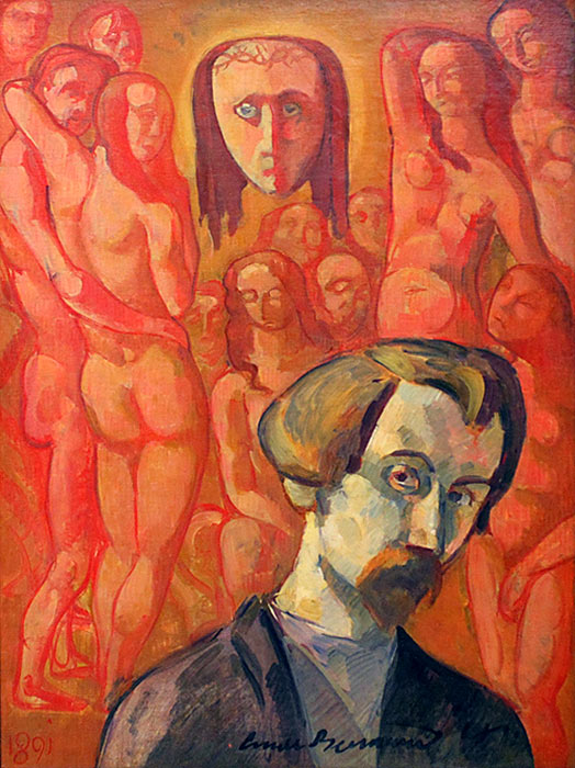Autoportrait symbolique - Émile Bernard - Alpha Reproduction