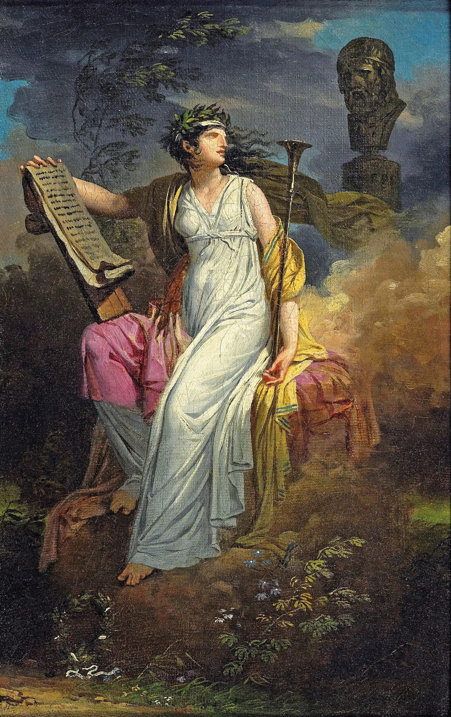 Calliope muse de la poésie - Charles Meynier - Alpha Reproduction