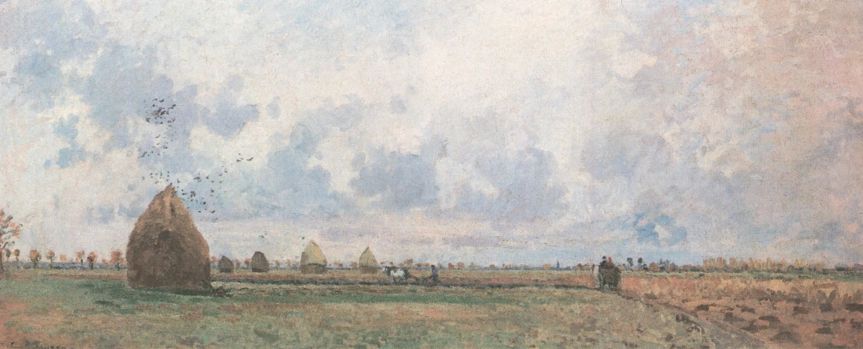 Reproduction du tableau « L'Automne - Camille Pissarro » par Alpha Reproduction en peinture à l’huile