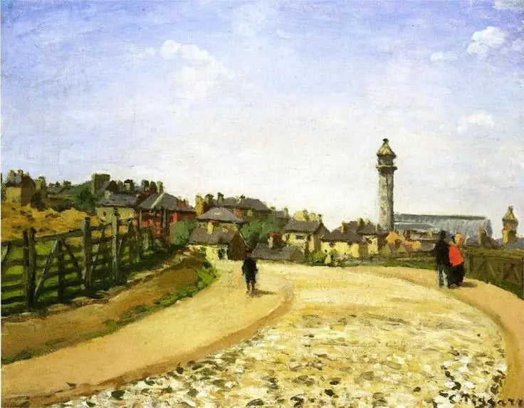 Reproduction du tableau « Le Crystal Palace, Upper Norwood - Camille Pissarro » par Alpha Reproduction en peinture à l’huile